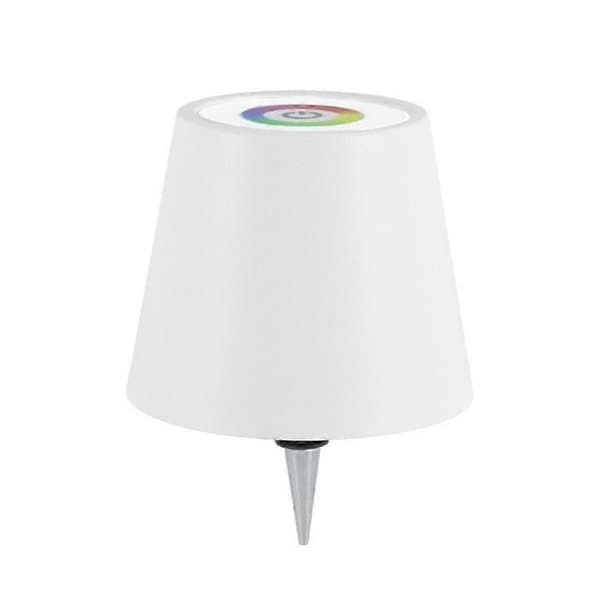 Langaton pullolamppu RGB-tiloilla ja 3 värin portaattomalla himmennyksellä, pullolampun varjostin, ladattava pullolamppu White