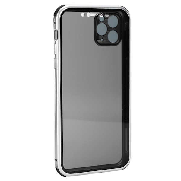 AntiPeep Magneettinen Adsorptio Puhelinkotelo Kaksipuolinen Lasikuori iPhone 11 Pro Maxille