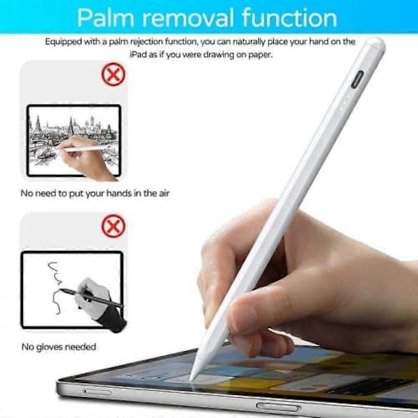 Stylus-kynä iPad 10/9/8/6/7 Gen Bluetooth Apple Pencil iPad Pro 11/12.9:lle