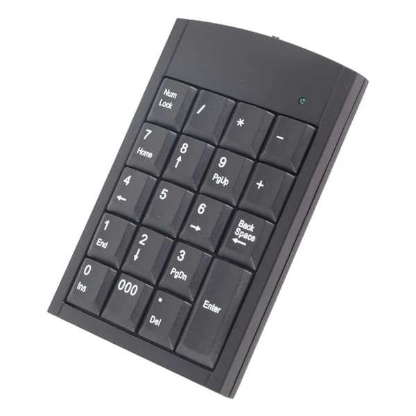 Bærbar Mini USB Numerisk Tastatur for Laptop