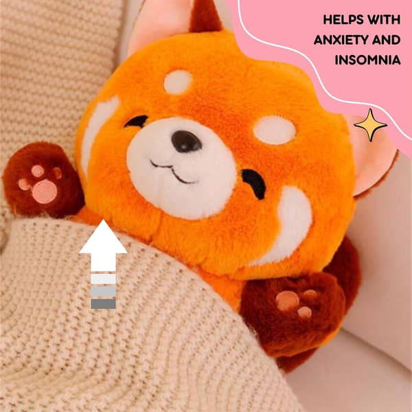 Cute Soothing Red Panda Rest Calming Sleep Relaxation Breathing Toy