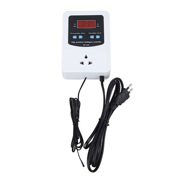 Digital Temperaturregulator 1500W 10A LCD-skærm Digital Termostatregulator til Inkubator Brygning Drivhus EU Stik 220V
