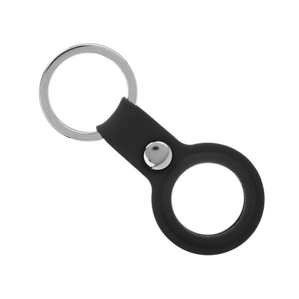Anti-tab Silikone Nøglering Locator Ærme Skal Beskyttende Cover Etui til IOS (Sort)