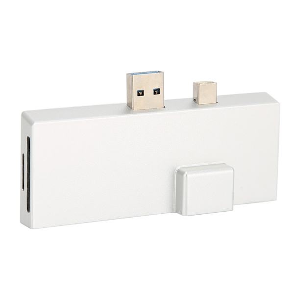 6 i 1 Dockingstation Aluminiumlegering Udvidelses Dock Tilbehør til Microsoft Pro 4/5/6