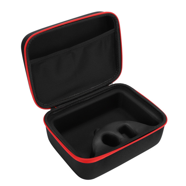 Bærbar Oppbevaringsveske Hard Nylon Beskyttende Bæreveske for Oculus Go VR Headset Svart og rød