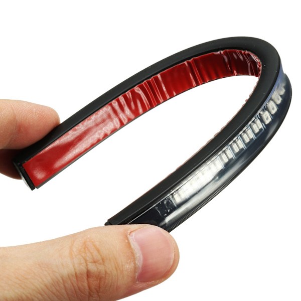 48SMD LED-lysstripe for motorsykkel, baklys, bremselys, blinklys