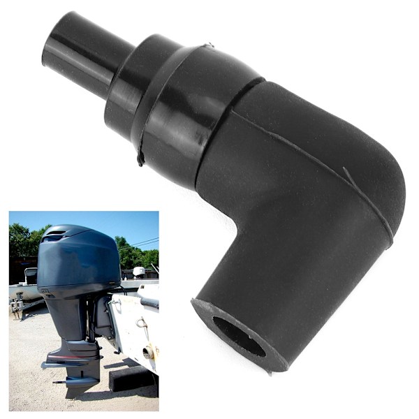 Gummi Tändspolelock Passar Yamaha Utombordare 2-Takt 60hk 75P 80P