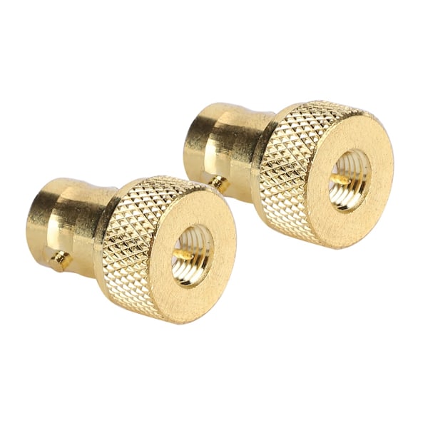 2 stk. Guld BNC Hun Til SMA Han Konverter Adapter Stik