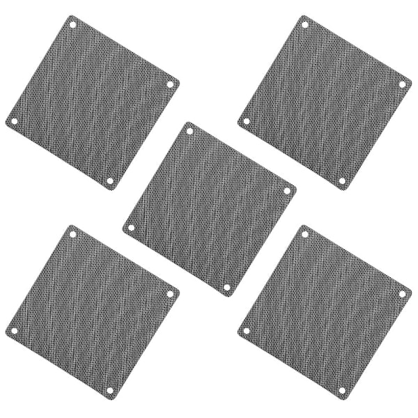 5st 12*12cm PC Dator PVC Fläkt Skydd Dammtät Förvaringspåse Svart