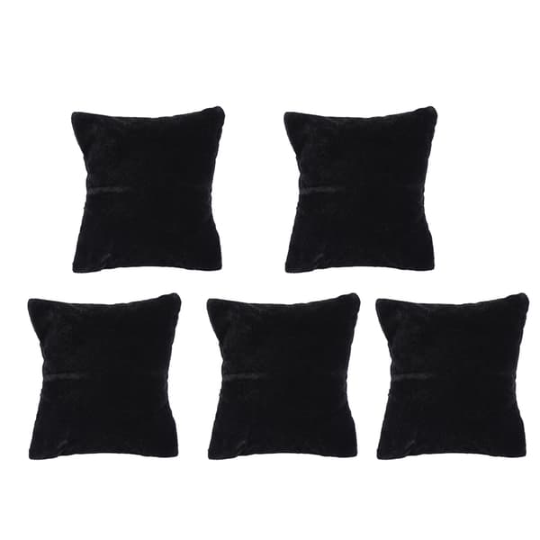 Smyckesdisplay i sammet, klocka, armband, förvaringsorganisatör (svart)
