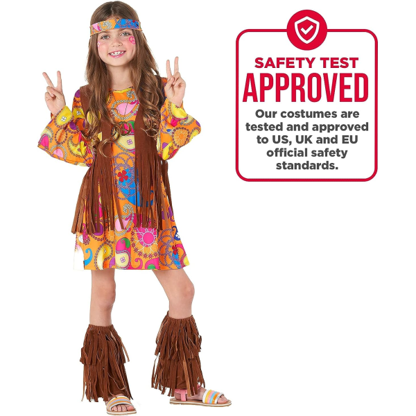 Morph - Girls Hippie Costume - Hippie Costume Girl