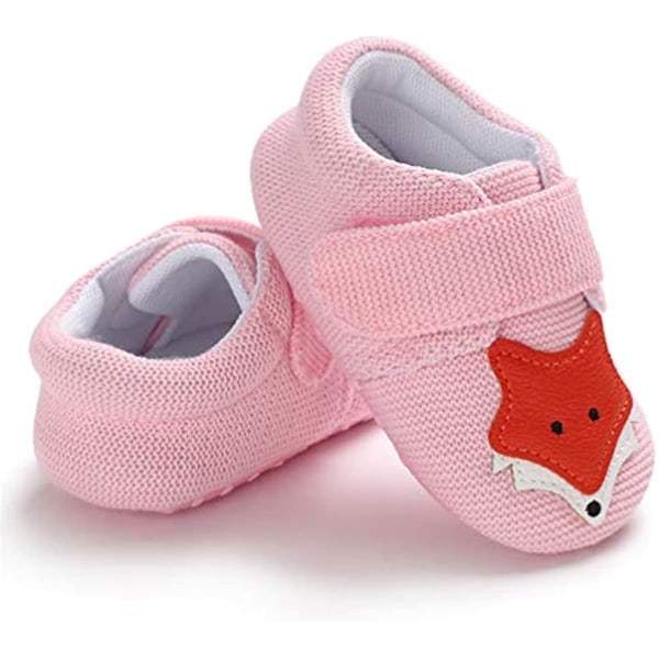 Baby Sneakers Mjuka Anti-halk Bottom Cartoon Sneakers Apricot 6-9 Months