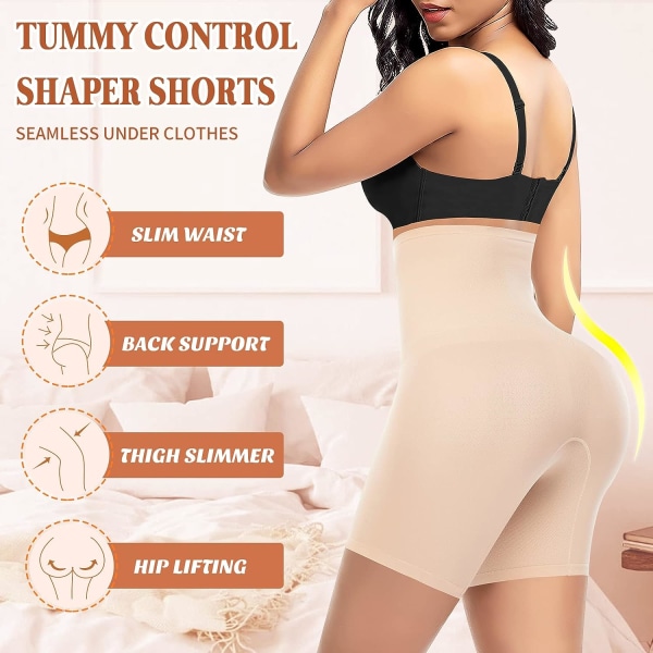YARRCO Tummy Control Shapewear Shorts för kvinnor Bo