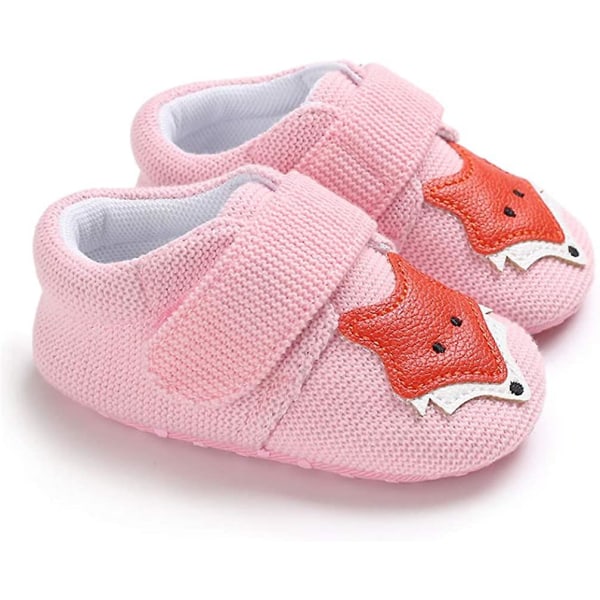 Baby Sneakers Mjuka Anti-halk Bottom Cartoon Sneakers Pink 9-12 Months