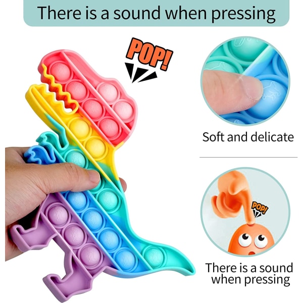 [2 förpackningar]Fidget Toy Pack, Squishy Popper Squeeze Sensory