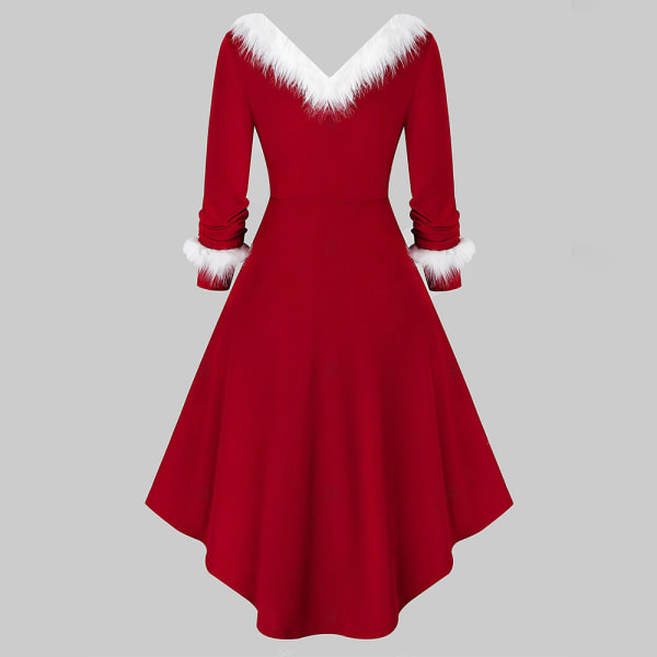 2XL2023 Hot Selling Plus Size Christmas Stickad Princess Dress with