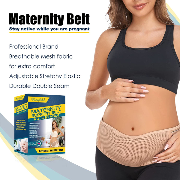 Graviditet Belly Support Band Graviditetsbälte, One Size, Z-naken