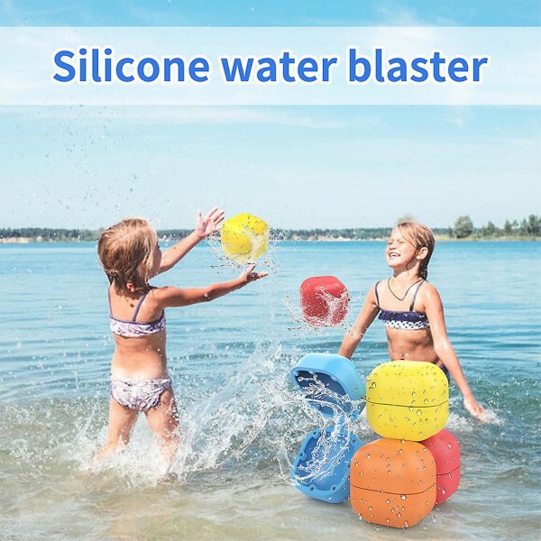 Silikon Water Blaster Återanvändbar Sommar Simning Po