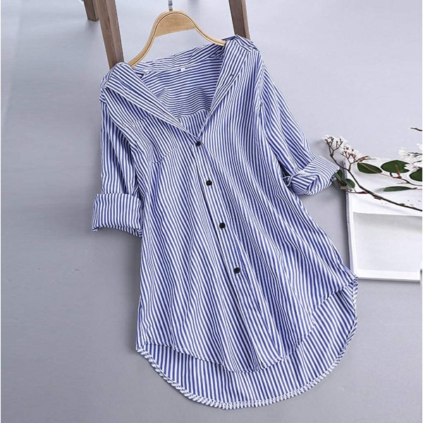 Dam Casual Blus Plus Size T-shirt Toppar Dam XL