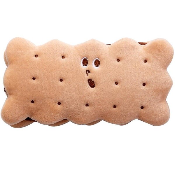 Pennlåda Biscuit Form Plysch Cookies Pennpåse