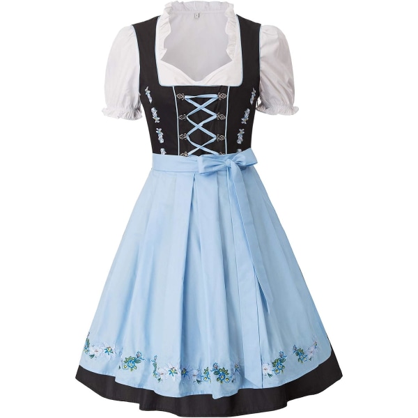 Tysk klänning för kvinnor Oktoberfest 3 delar