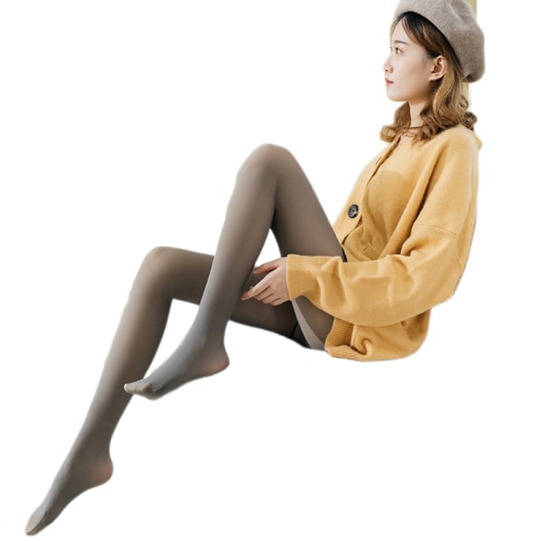 Fake Legs Warm Fleece Strumpbyxor Translucent Slim S