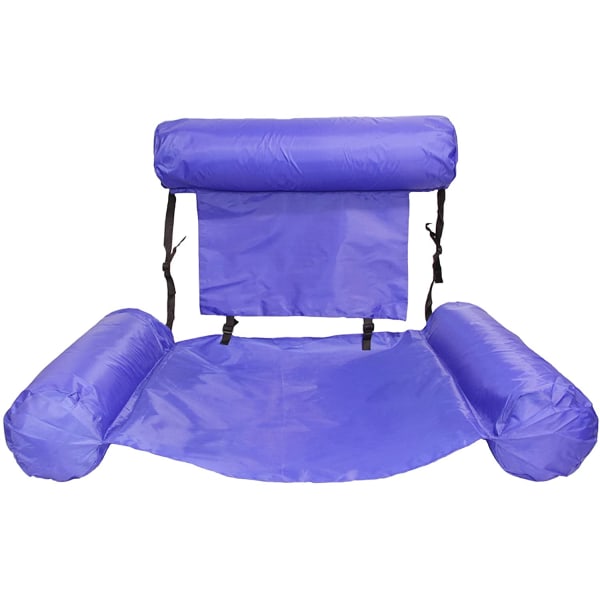 Pool Floating Chair Uppblåsbar Pool Lounge Vattenstol