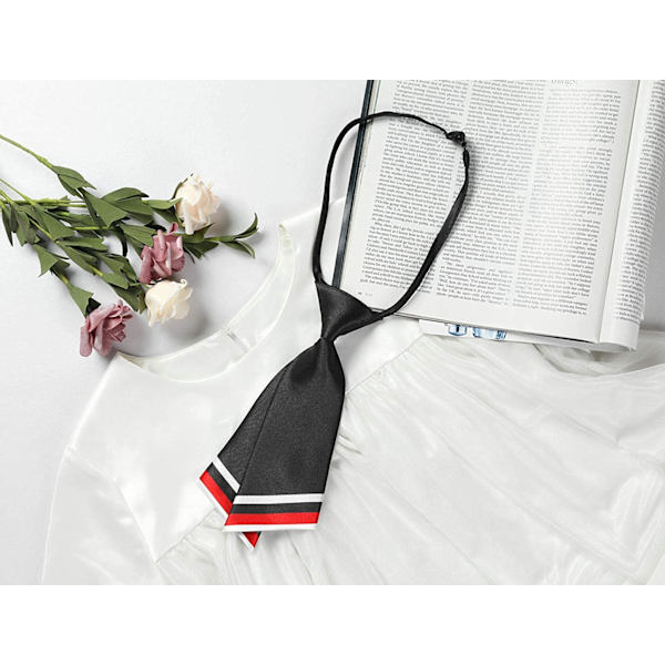 Förknuten fluga för kvinnor Uniform Slips Justerbar rem a160 Fyndiq