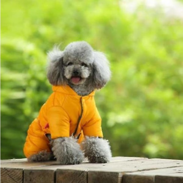 Pet Apparel Hundjacka i multi storlekar Designerhundkläder Orange S- 32*20cm