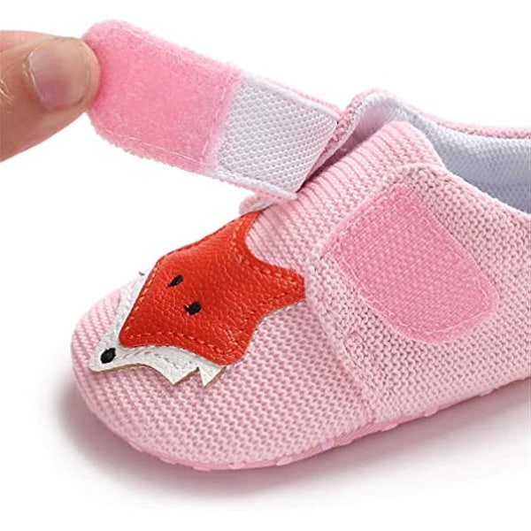 Baby Sneakers Mjuka Anti-halk Bottom Cartoon Sneakers Pink 12-18 Months