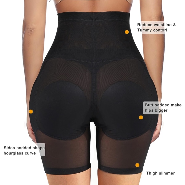 Bafully Women Butt Lifter Shapewear Hi-Waist Trosa