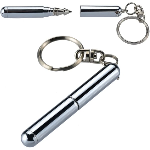 Pennor i rostfritt stål med nyckelring för kontorsstudenter