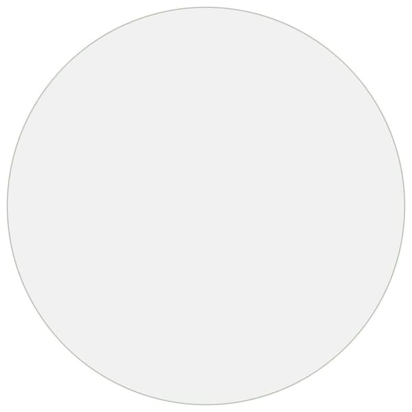 [LLC]vidaXL Table Protector Matte Ø 110 cm 2 mm PVC Transparent transparent