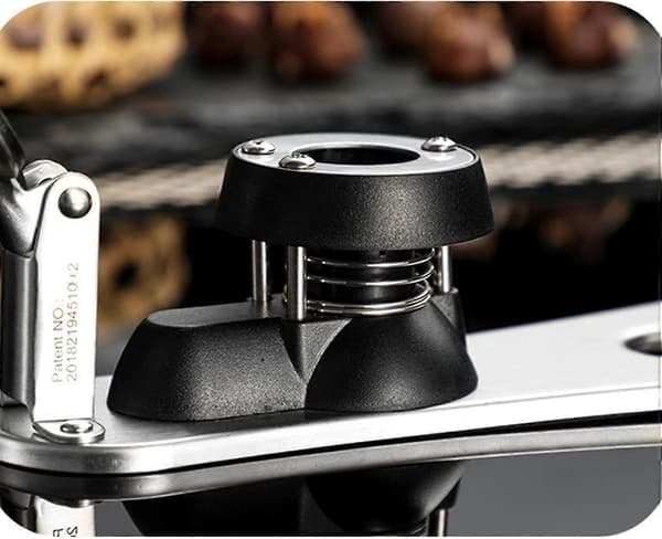 [LLC]Kastanjeåpner Kastanjekutter Rustfritt Stål Kastanjetang Rask Kastanjeskrellfjerner Ergonomisk Design Multifunksjonell Nøtteknekker Skreller
