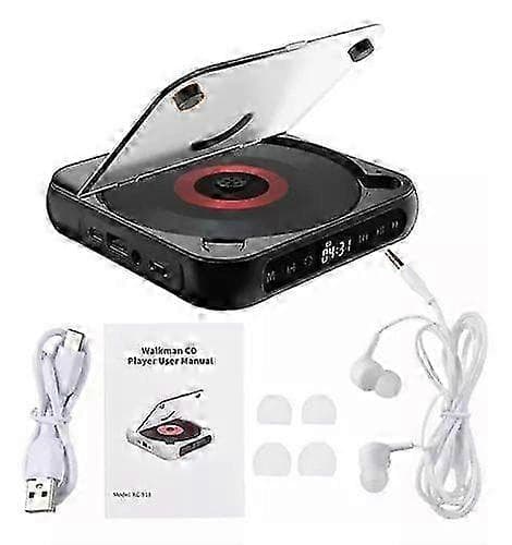 2025 Uusi kannettava Bluetooth CD-soitin Black