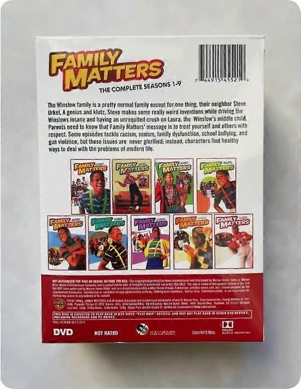 [LLC]Family Matters: The Complete Series Seasons 1-9 (DVD, 27-Disc, Box set) English Version