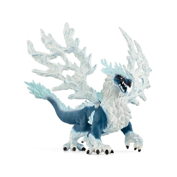 [LLC]schleich® ELDRADOR® Jäälohikäärme 70790 Blå, Vit Plast