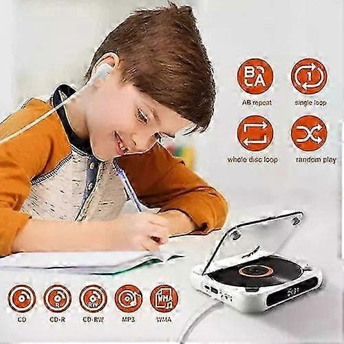 2025 Ny bärbar Bluetooth CD-spelare Black