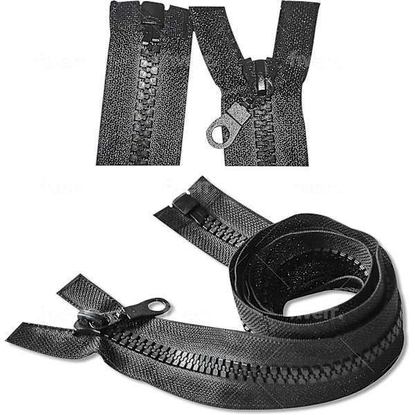 [LLC]1 pc Zipper 70 cm Black, Zipper for Jackets Coats Sewing Work