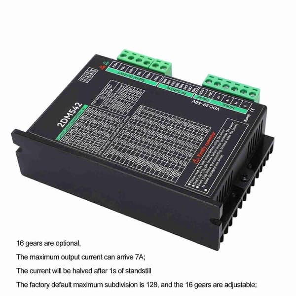 [LLC]ThM542 2-faset stepmotor driver 20-50VDC 2.8-7A Digital
