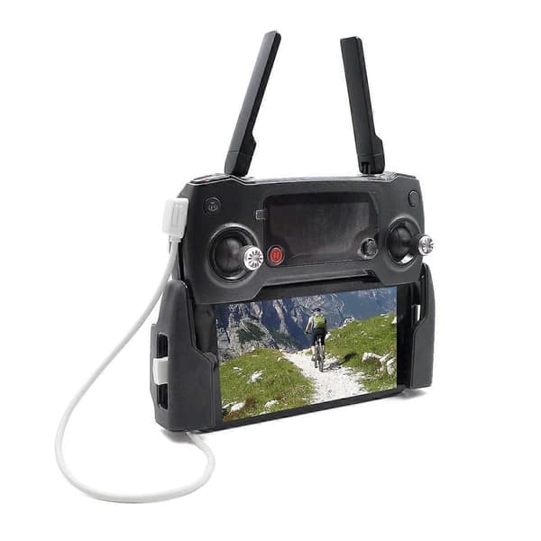 11,8 tum och 3,9 tum Lightning-datakabel till Micro USB för DJI Mini SE/Mavic Mini/Mavic 2 Pro & Zoom/Mavic Air/Spark-kontrollertillbehör (2-pack)