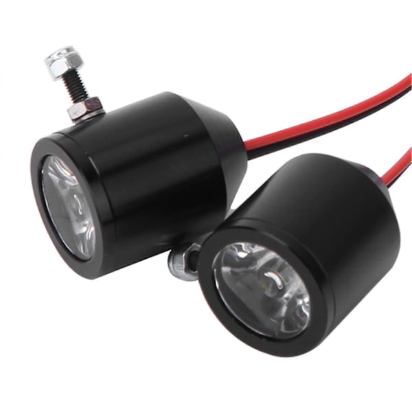 [LLC]3W Spotlights Søgelys Reservedel Erstatningstilbehør til RC Bilmodel Sort
