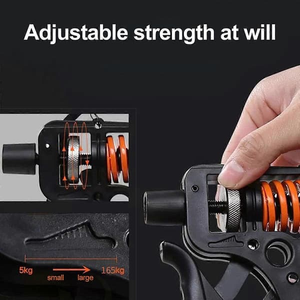 [LLC] Hand Trainer 5-165 kg Finger Trainer Forearm Trainer Strength Training Grip Strength DE