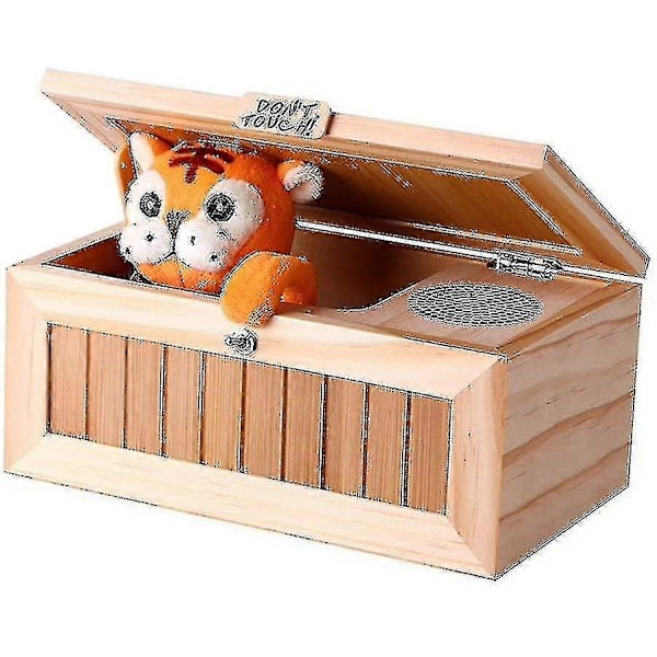 [LLC] Wooden Useless Box - Leave Me Alone Box, Most Useless Machine, Do Not Touch-xdd