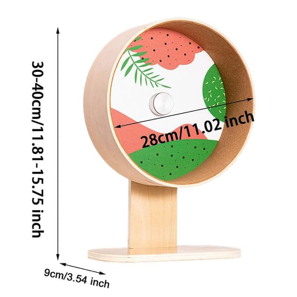 [LLC]Thmster treningshjul Silent Runner Wheel doble lagre, med justerbart stativ B M