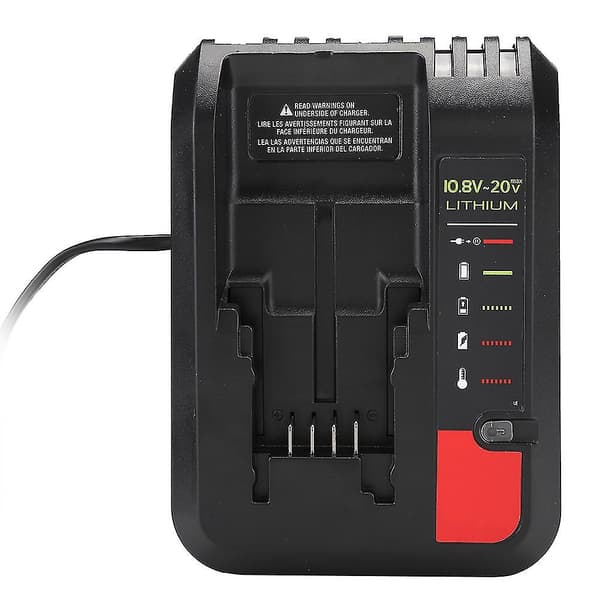 [LLC]Thst-lader for Black&Decker, PORTER CABLE, Stanley 10.8V-20V MAX litiumbatterier