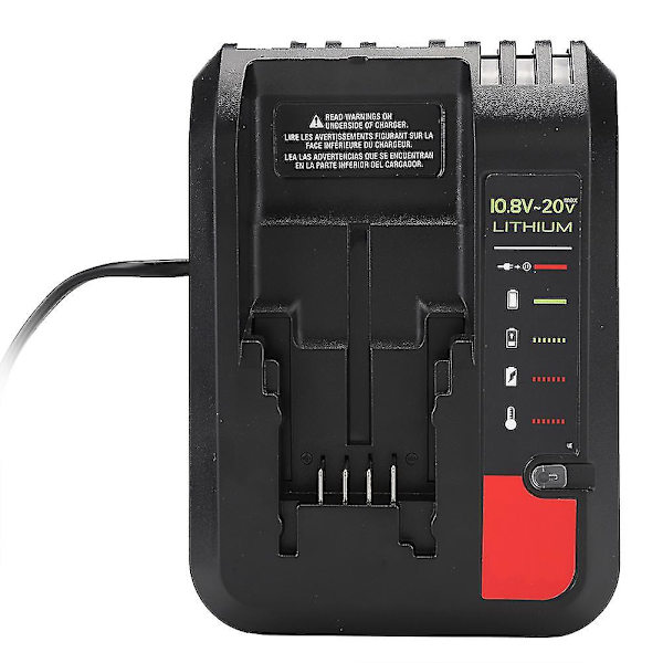 [LLC]Thst Oplader til Black&Decker, PORTER CABLE, Stanley 10.8V-20V MAX Lithium Batterier