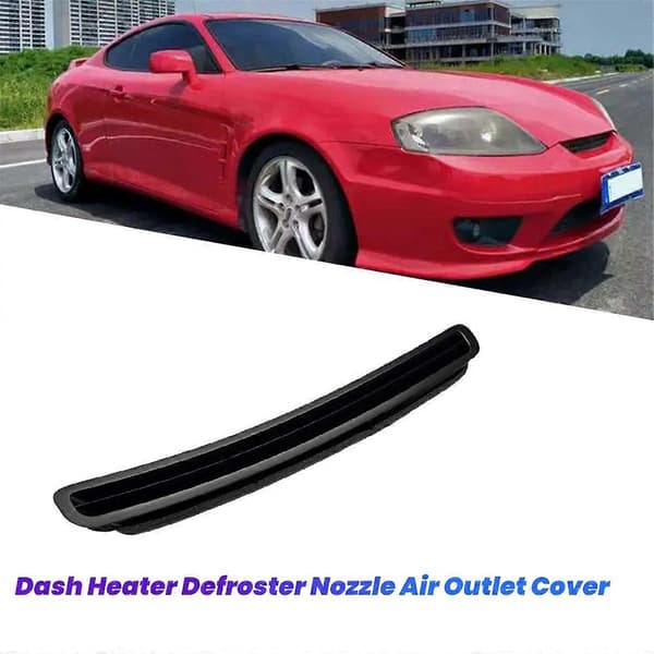 [LLC] Dashvarmer Defroster Dyse Deksel for Tiburon Coupe 2002-2008 Luftutløpsventil Grill Black Right