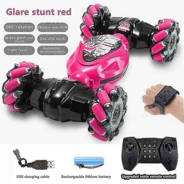 [LLC]RC Stuntbil med Gestusstyring og 360° Rotation Rose