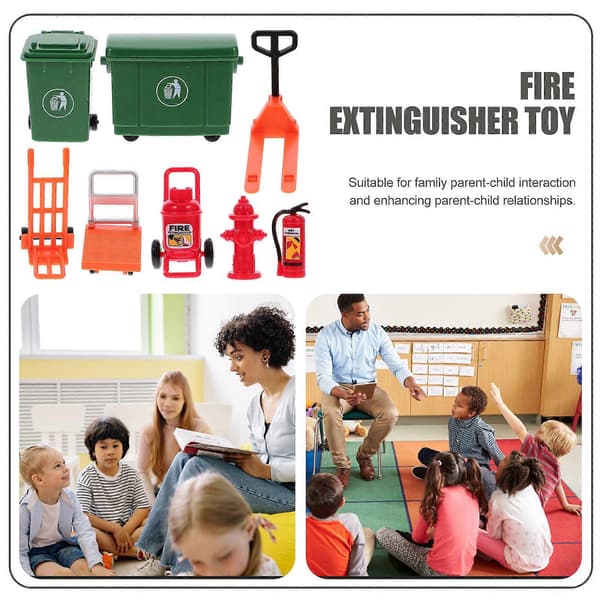[LLC]Rollelegssprøjte Brandslukker Simulation til Børn Familiebinding Abs 1 Sæt Multi 4.80X3.50X3.00CM